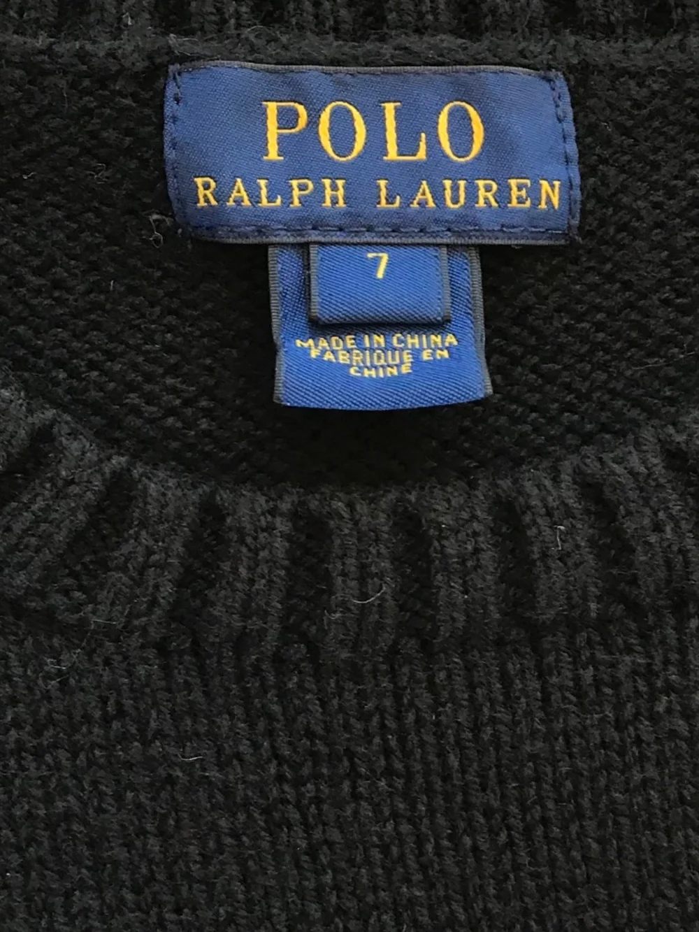 POLO RALPH LAUREN “SKI BEAR” 100% COTTON COZY KNIT SWEATER